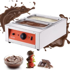 Calentadora de Chocolate o Queso de 2 Tolvas CS-2-US - calentadoras de chocolate comercial