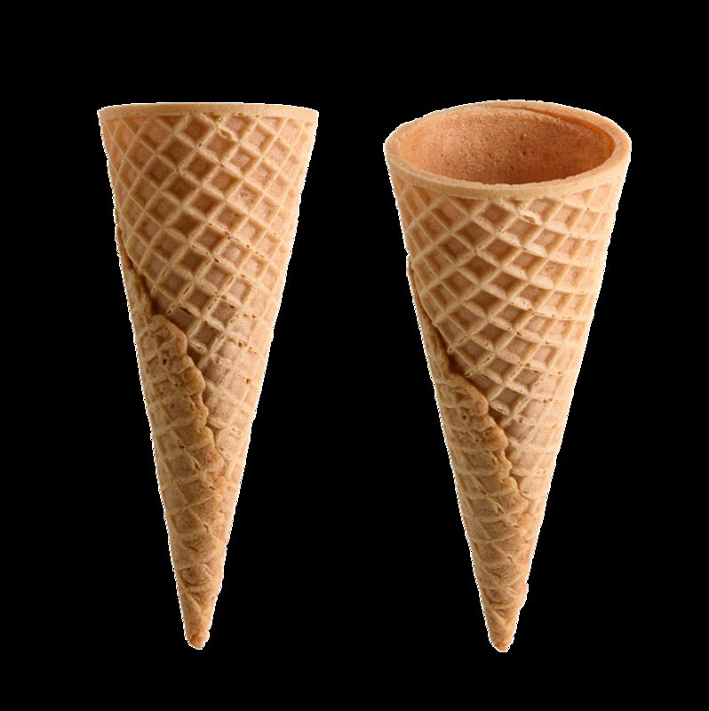 Barquillas caseras para helado